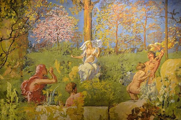 The Fountain of Youth by Ker Xavier Roussel | Oil Painting Reproduction