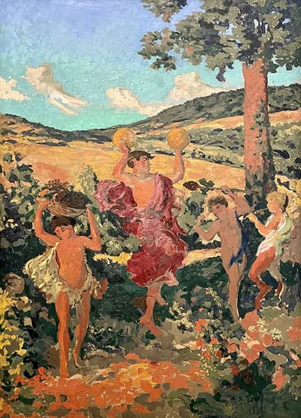 The Triumph of Bacchus by Ker Xavier Roussel | Oil Painting Reproduction