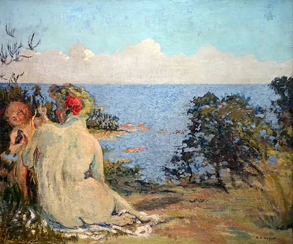 Venus and Cupid on The Seashore | Oil Painting Reproduction