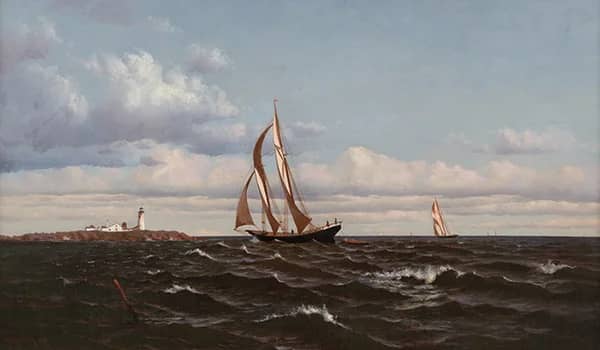 Off Eastern Point Light Gloucester 1874 | Oil Painting Reproduction
