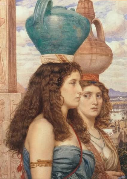 Carriers of the Nile by Edward Poynter | Oil Painting Reproduction