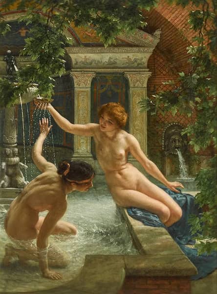 Water Babies 1900 by Edward Poynter | Oil Painting Reproduction