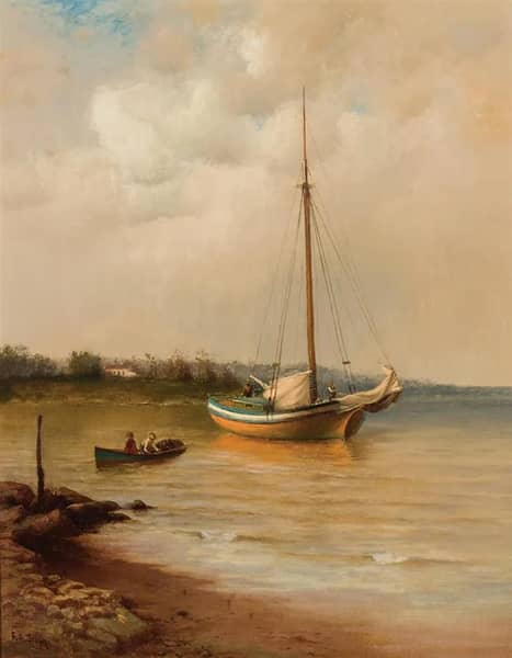 The Day's Catch by Francis A Silva | Oil Painting Reproduction
