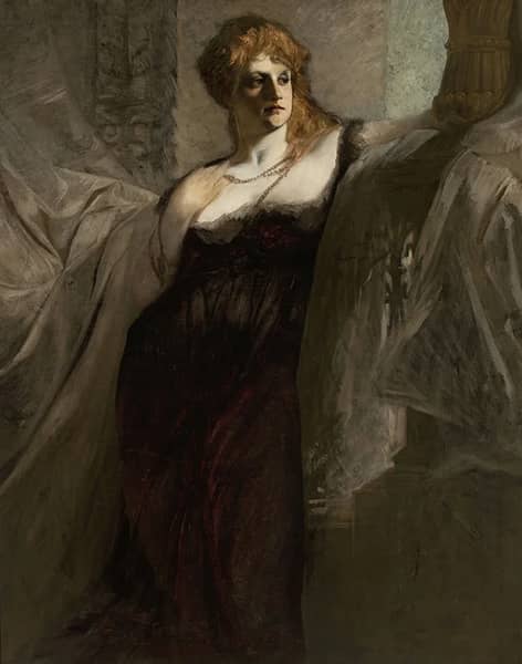 Portrait of a Young Woman by Hans Makart | Oil Painting Reproduction