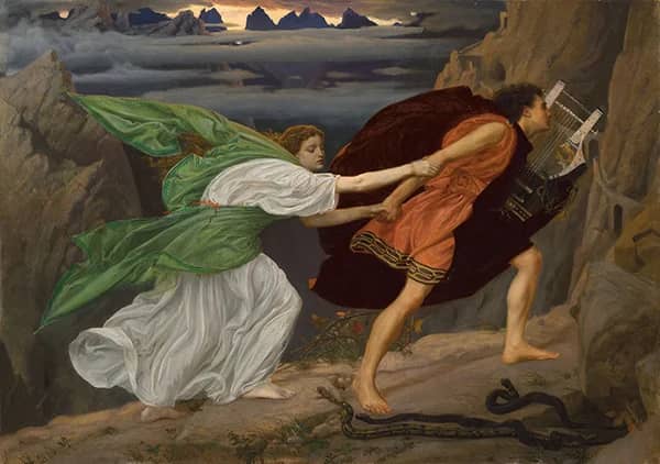 Orpheus and Eurydice 1862 by Edward Poynter | Oil Painting Reproduction