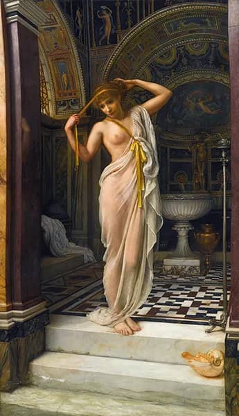 Diadumene 1893 by Edward Poynter | Oil Painting Reproduction