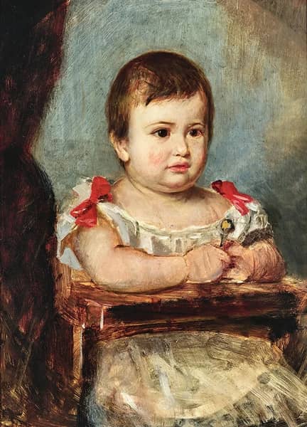 Portrait of Ilse Von Lieben at the Age of One and a Half | Oil Painting Reproduction