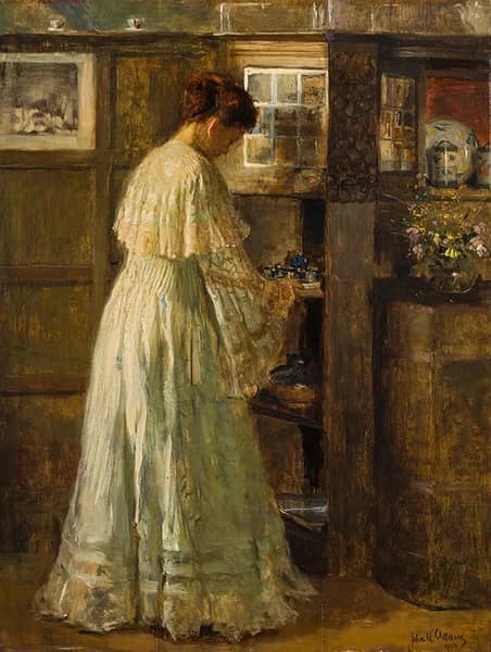 Before Breakfast by John Quincy Adams | Oil Painting Reproduction