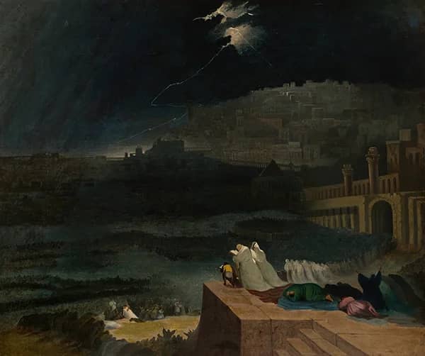 Repentance of Nineveh c1840 by John Martin | Oil Painting Reproduction