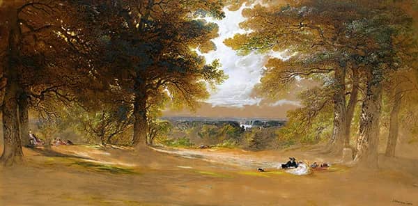Richmond Park London 1850 by John Martin | Oil Painting Reproduction