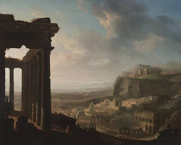 Ruins of an Ancient City 1810 by John Martin | Oil Painting Reproduction