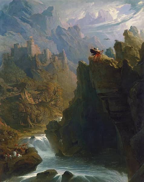 The Bard c1817 by John Martin | Oil Painting Reproduction