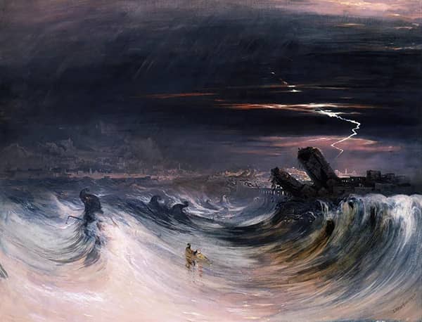 The Destruction of Tyre 1840 by John Martin | Oil Painting Reproduction