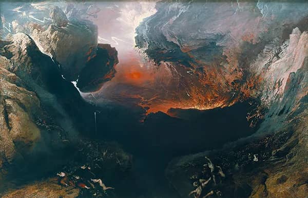 The Great Day of His Wrath 1851 by John Martin | Oil Painting Reproduction