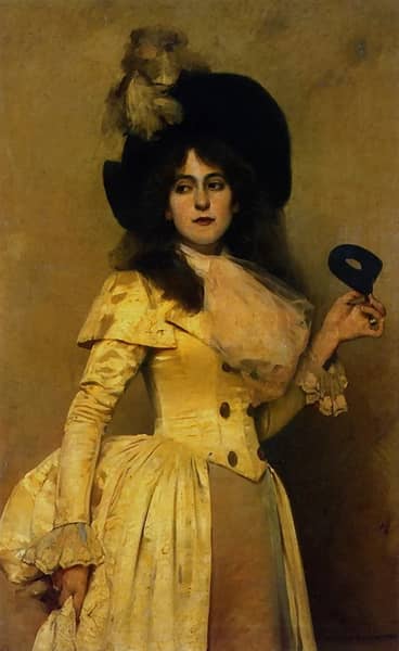 The Masquerade Ball by Charles Sprague Pearce | Oil Painting Reproduction