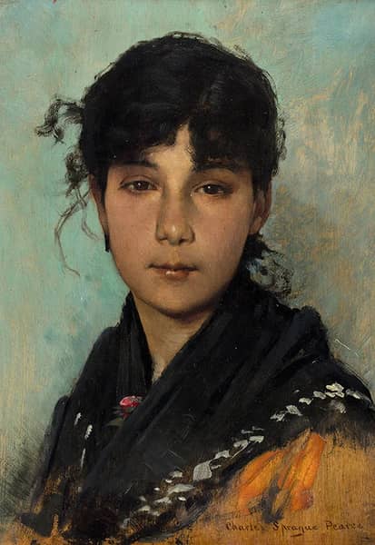 Rosina by Charles Sprague Pearce | Oil Painting Reproduction