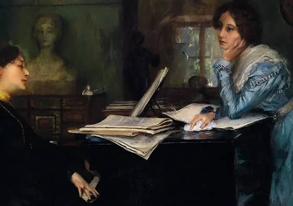 Painter and Pianist 1910 | Oil Painting Reproduction