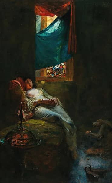 Sleeping Odalisque by Ferdinand Max Bredt | Oil Painting Reproduction