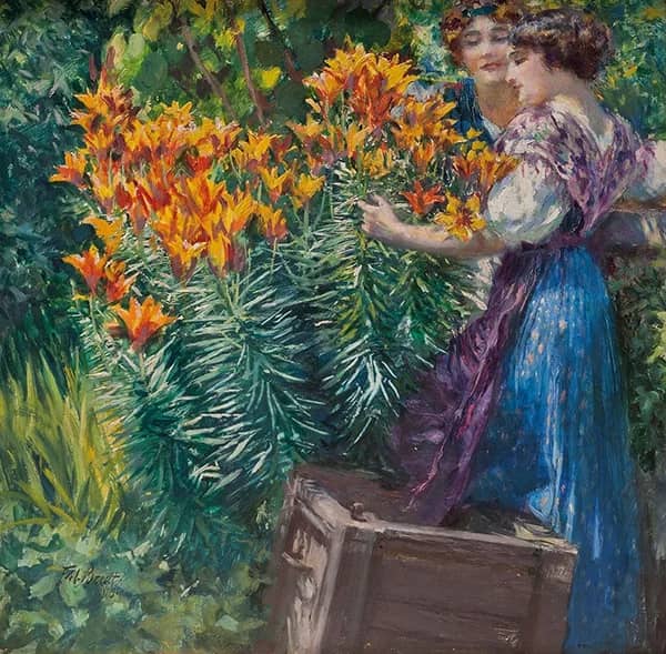 Summer's Day 1917 by Ferdinand Max Bredt | Oil Painting Reproduction