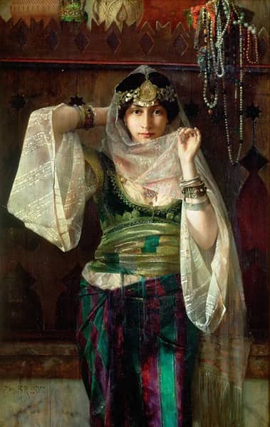 The Queen of the Harem by Ferdinand Max Bredt | Oil Painting Reproduction