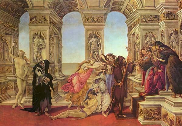 Calumny of Apelles by Sandro Botticelli | Oil Painting Reproduction