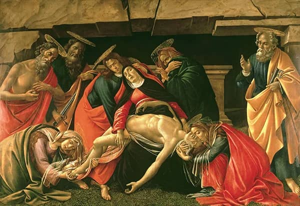 Lamentation of Christ by Sandro Botticelli | Oil Painting Reproduction