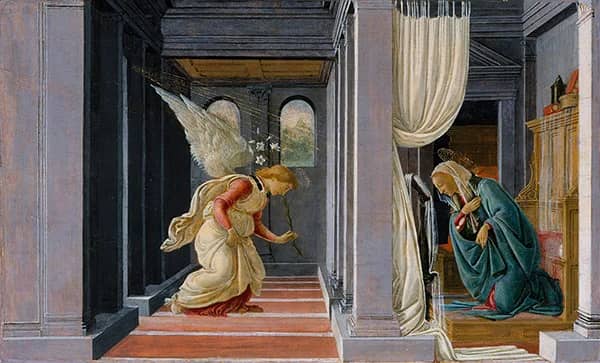 The Annunciation by Sandro Botticelli | Oil Painting Reproduction