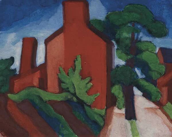 Belleville by Oscar Bluemner | Oil Painting Reproduction