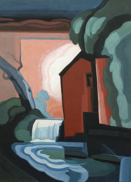 Moonlight Fantasy 1930 by Oscar Bluemner | Oil Painting Reproduction