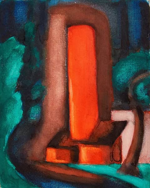 Mystic Mood by Oscar Bluemner | Oil Painting Reproduction