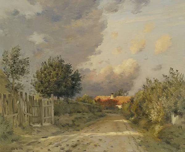 Early Evening in the French Countryside | Oil Painting Reproduction