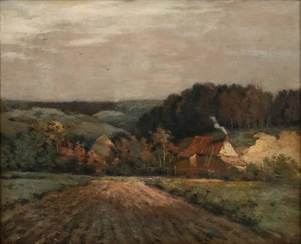 Early Fall Countryside by Jean-Charles Cazin | Oil Painting Reproduction