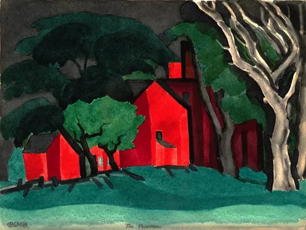 The Poor Farm c1924 by Oscar Bluemner | Oil Painting Reproduction