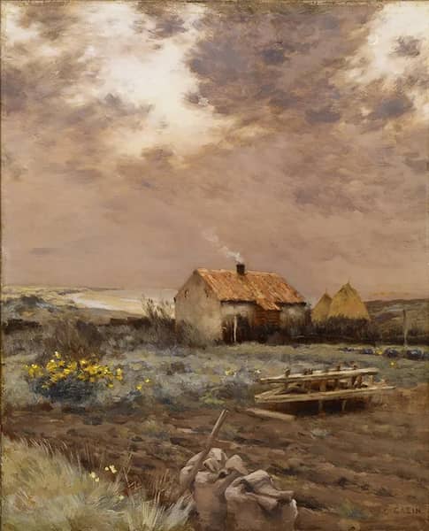 Landscape c1880 by Jean-Charles Cazin | Oil Painting Reproduction