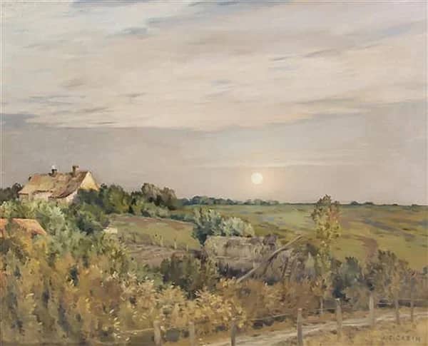 Sunset II by Jean-Charles Cazin | Oil Painting Reproduction