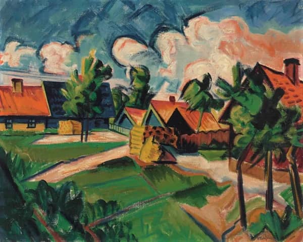 Evening Clouds by Max Pechstein | Oil Painting Reproduction