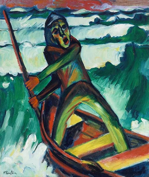 Fischer by Max Pechstein | Oil Painting Reproduction