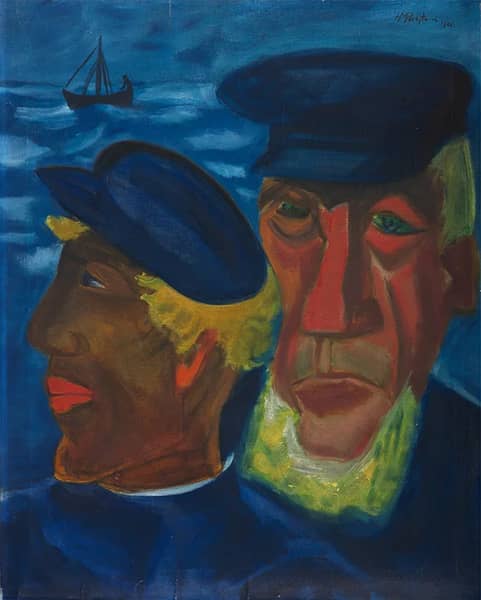Fisherman's Head 1922 by Max Pechstein | Oil Painting Reproduction