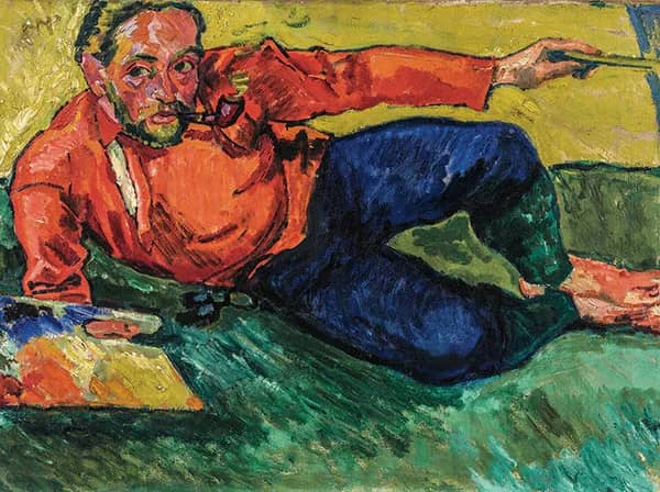 Self Portrait 1909 by Max Pechstein | Oil Painting Reproduction