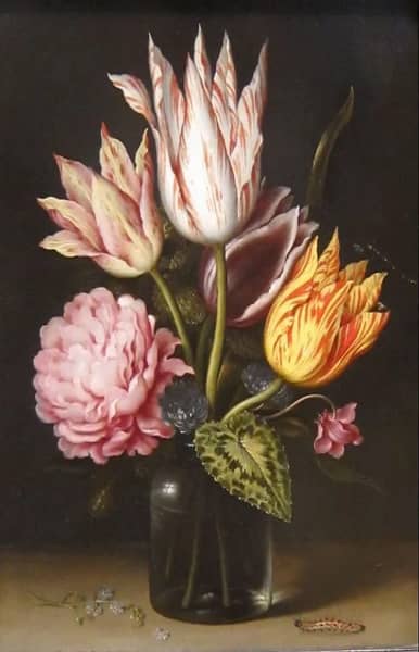 A Still Life with a Bouquet of Tulips | Oil Painting Reproduction