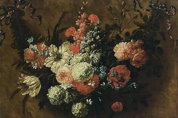 Garland by Ambrosius Bosschaert | Oil Painting Reproduction