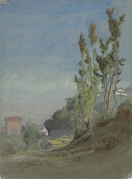 Albano Italy by George Inness | Oil Painting Reproduction