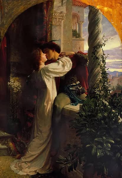 Romeo and Juliet by Frank Dicksee | Oil Painting Reproduction