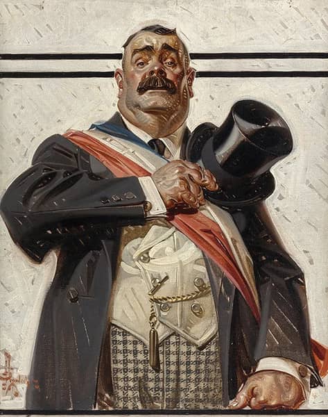 The Candidate 1920 by J. C. Leyendecker | Oil Painting Reproduction