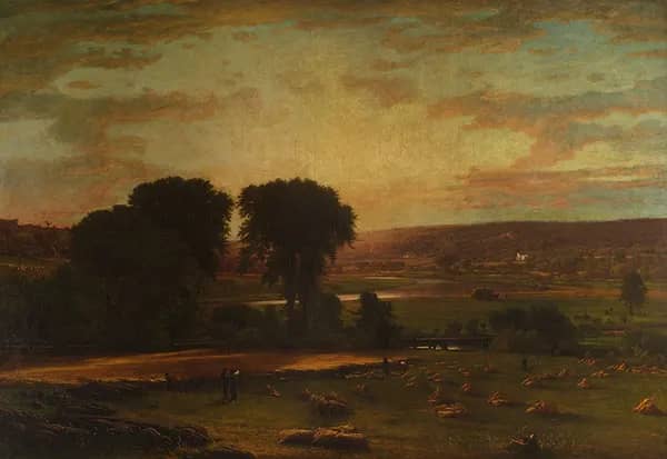 Peace and Plenty 1865 by George Inness | Oil Painting Reproduction
