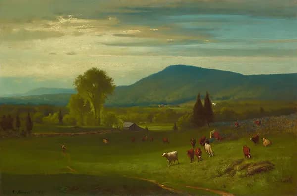 Summer in the Catskills 1867 by George Inness | Oil Painting Reproduction
