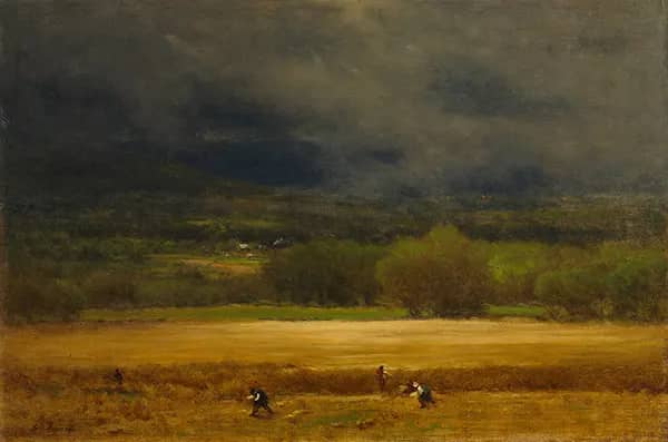 The Wheat Field by George Inness | Oil Painting Reproduction