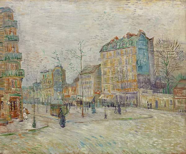Boulevard de Clichy 1887 by Vincent van Gogh | Oil Painting Reproduction