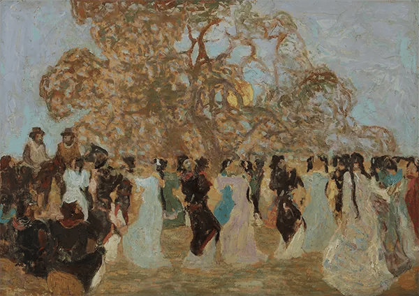 El Pericon by Pedro Figari | Oil Painting Reproduction