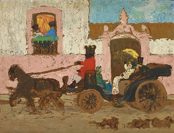 La Volanta c1924 by Pedro Figari | Oil Painting Reproduction